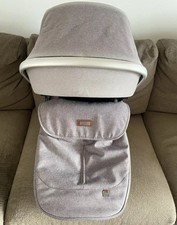 Silver Cross Wave Main Seat Unit With Harness, Hood, Apron, Bumper Bar 