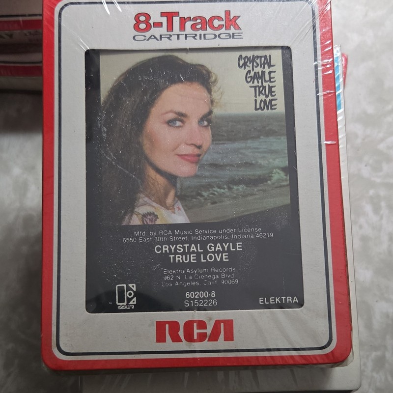 Crystal Gayle True Love 8-Track Cartridge Elektra 1982 60200-8