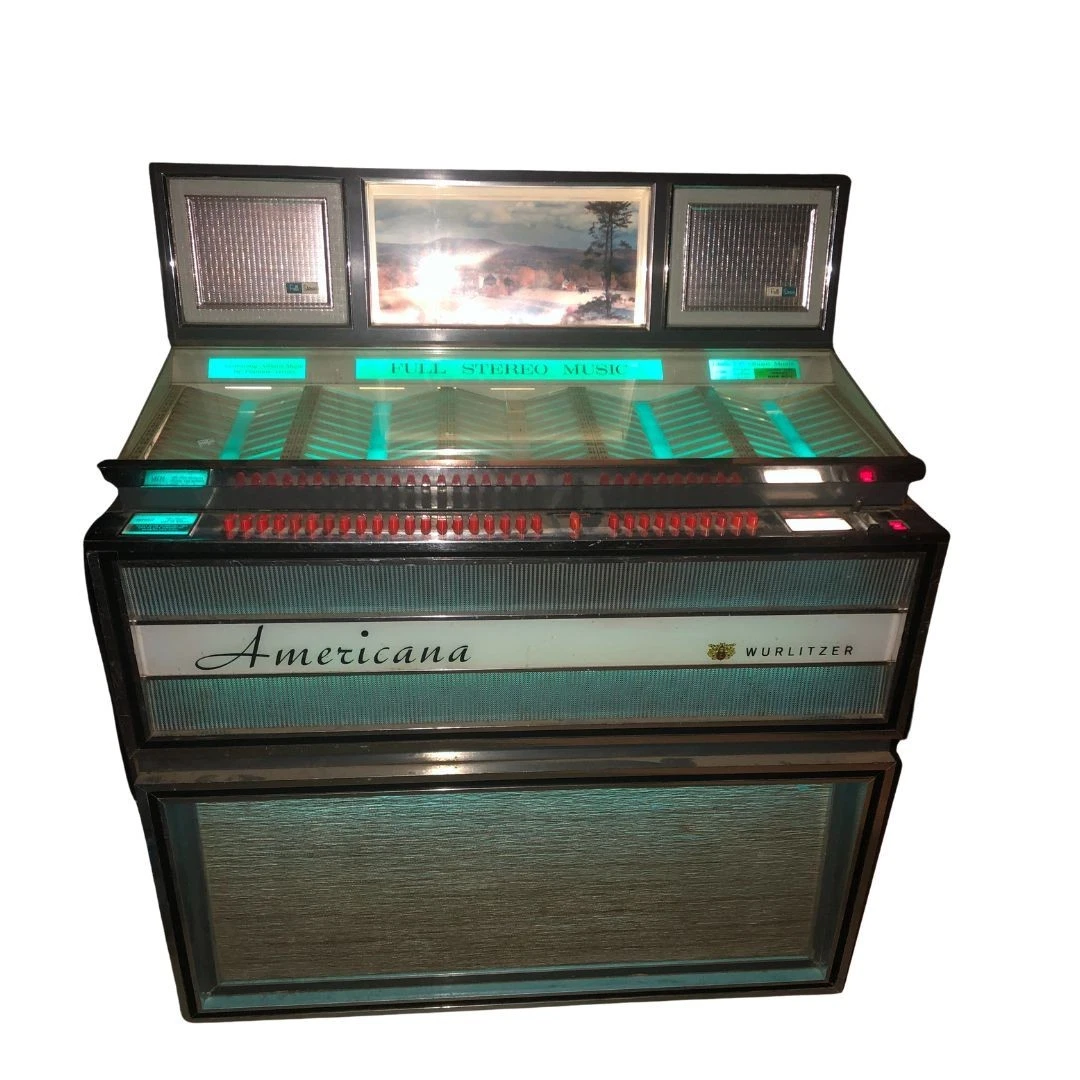 Wurlitzer Jukebox Americana In Collectible Jukebox Machines for