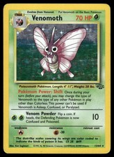 Venomoth 13/64 Rare Jungle Pokemon Unlimited Holo Lightly Played on eBay