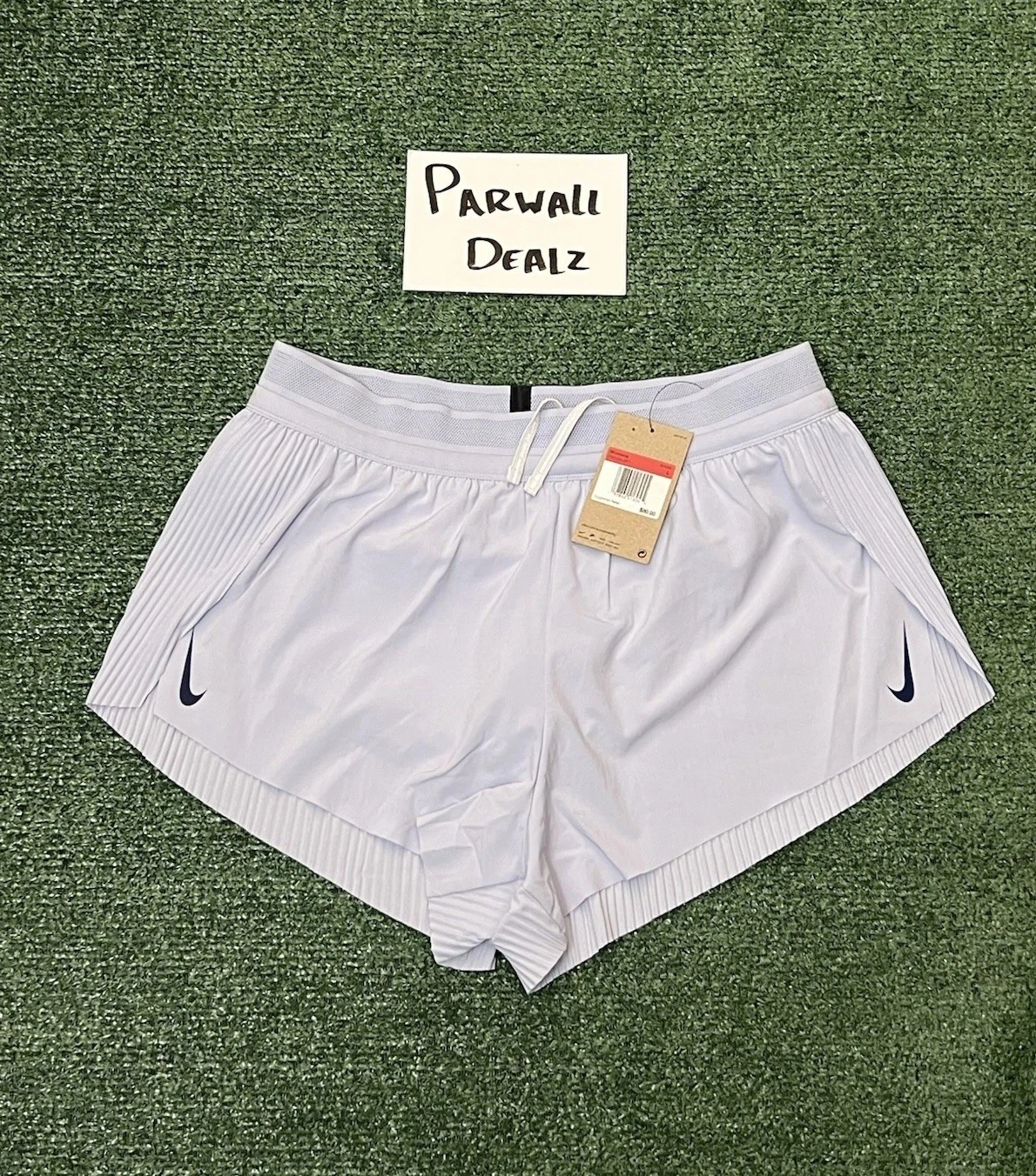Nike AeroSwift Mid-Rise 3" Brief-Lined Running Shorts Women’s Large FN2328-057