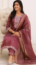 Women Dress Pakistani Salwar Kameez Readymade Suits Indian Wedding Party 3 Piece