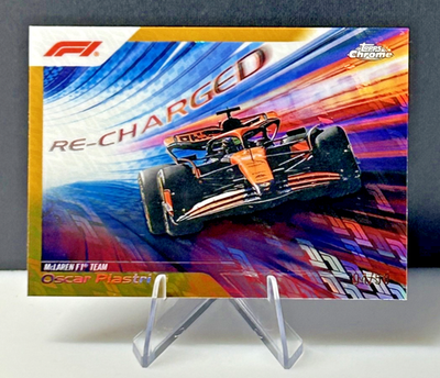 2024 Topps Chrome Formula 1 F1 Oscar Piastri Recharged GOLD Logofractor /50 | eBay 2024 Topps Chrome Formula 1 F1 Oscar Piastri Recharged GOLD Logofractor /50 | eBay