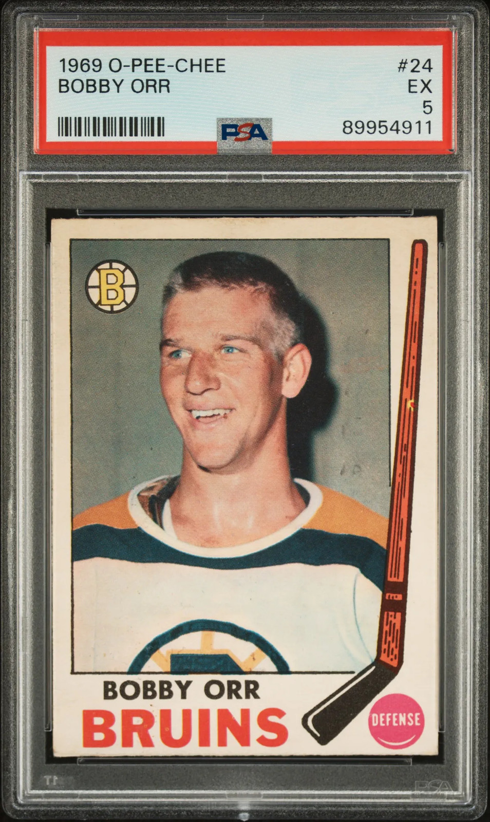 1969 O-Pee-Chee Bobby Orr #24 PSA 5