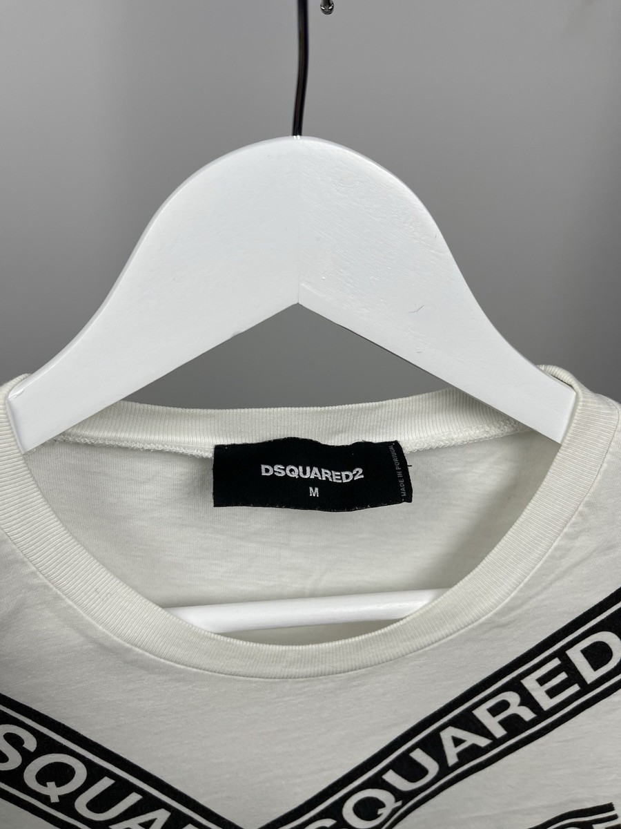 Dsquared2 Mens White T Shirt size M | eBay