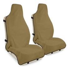 Waterproof Seat Cover Towel, 2PCS Premium Sweat Carseat Protector, 2packs Brown