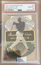 1997 Fleer Flair Showcase Ken Griffey Jr. Diamond Cuts #5 Mariners PSA 10