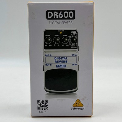New Behringer DR600 Digital Reverb Stereo Effects Pedal