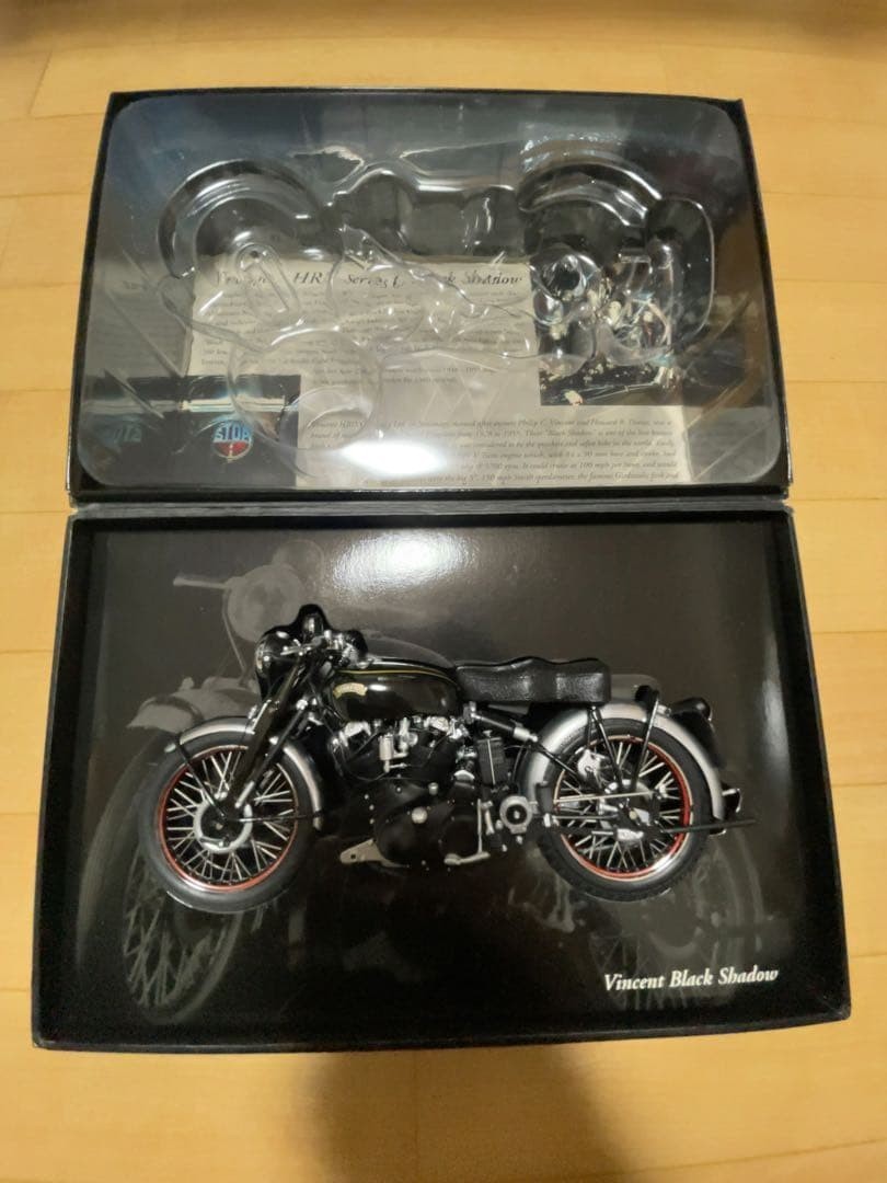 希少　ミニチャンプス 1/12 Vincent Black Shadow Minichamps 1/12 Vincent Black Shadow Motorcycle Diecast Model | eBay