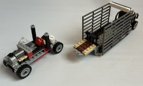 LEGO Adventurers 5975 T-Rex Transport Complete w/ minifigures, No Box/ Manual