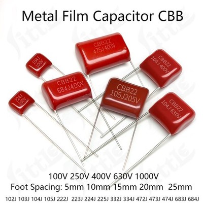 CBB Metallfolien Kondensator 100V 250V 400V 630V 1000V Kondensator 102J Bis 684J