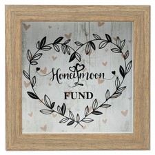 Lawrence Frames Honeymoon Fund Box 8" Square Shadow Box w/Slot
