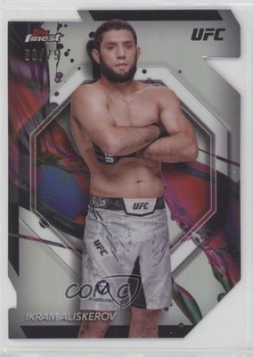 2024 Finest UFC Common Die-Cut Refractor 66/75 Ikram Aliskerov Rookie RC 0t30