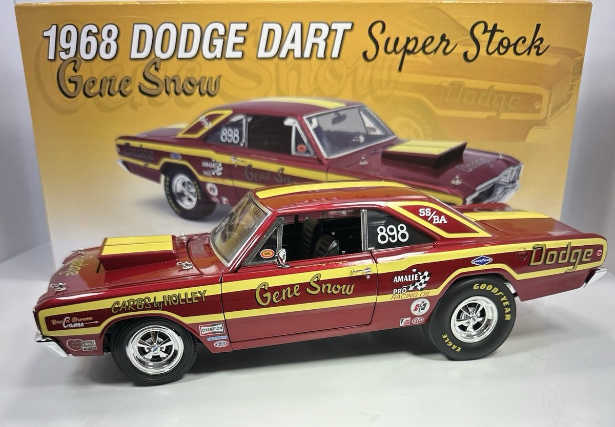 ACME 1/18 Scale 1968 DODGE DART “SUPER STOCK” GENE SNOW “Only 510
