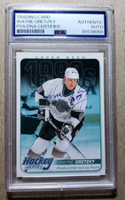 Wayne Gretzky PSA/DNA Certified Auto 2013-14 UD Hockey Heroes Signed Card Kings