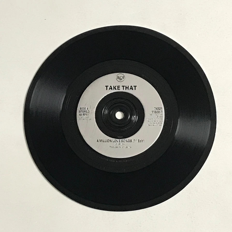 Take That - A Million Love Songs Ltd Edn Promo 7" Record - 74321 11600-7 EX/EX - Image 4 of 4