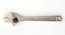 Armstrong 28-412 12" Satin Chrome Finish Adjustable Wrench USA