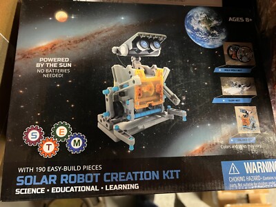 Solar Toy Steam-14-in-1 Solar Robot Kit, Educational STEM Science Toy, DIY Solar