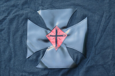 Rare Vintage Archaic Smile Iron Cross Black T-Shirt Size Large
