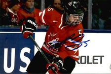 Lauriane Rougeau Signed 4x6 Photo Women's Hockey Canada PWHL Toronto Sceptres 2