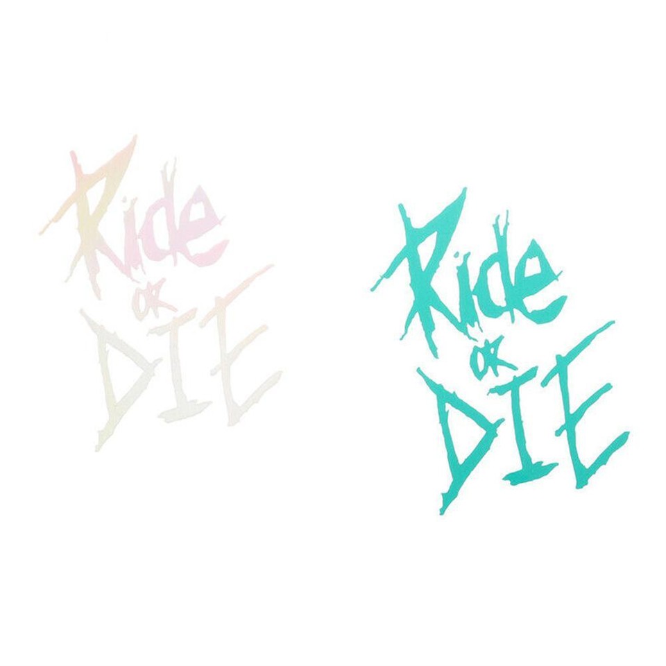 Bike Frame Sticker Ride Or Die Top Tube Sticker Bicycle Decals ...