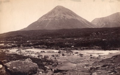 Schottland Skye Glamaig Glen Sligachan altes James Valentine Foto 1880