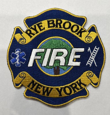 Rye Brook New York NY Fire Department Patch Firefighter