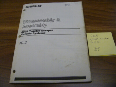 CAT Caterpillar 623B Tractor Scraper Vehicle Sys Assem Service Repair Manual 46P