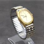 Vintage Timex Watch Women Gold Tone Rectangle Dial Manual Wind PARTS/REPAIR #H2