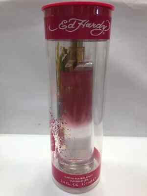 Ed Hardy Love Is Eau De Parfum For Women Spray 3.4 oz factory sealed