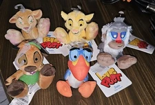Disney Lion King Tiny Big Feet mini plush Simba ~ Nala ~ Timon ~ Zazu ~ Rafiki