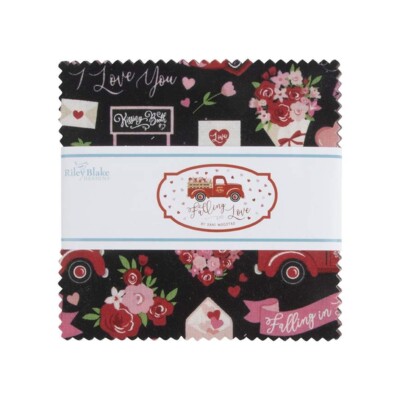 ''Falling in Love'' by Dani Mogstad for Riley Blake 5'' stacker, 42 precuts
