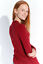 Miniaturansicht 3  - Vestino Damen Pullover mit Schleife und Ösen Feinstrick Longsleeve Stehbund