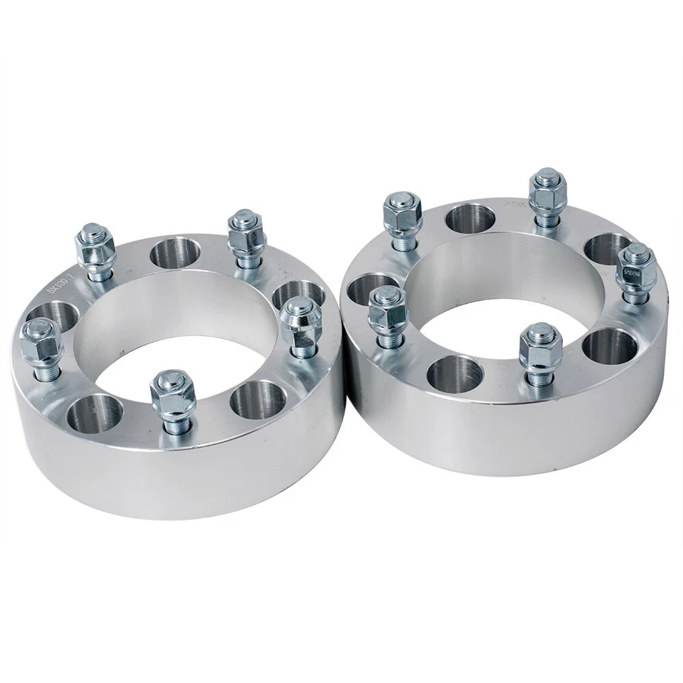 4x 5x5.5 to 5x5.5 Wheel Spacers 2" Inch 1/2x20 for Jeep CJ3 CJ6 Ford E-150 Dodge - Image 3 of 4