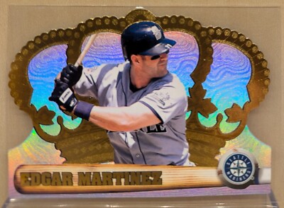 1998 Pacific Crown ROYALE #126 Edgar Martinez HOF RAE GOLD HOLOFOIL DIE CUT