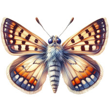 Wall decal sticker butterfly wall sticker 18 x 18 cm large