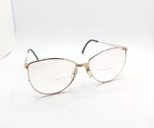 Vintage Christian Dior 1980s 80s Rounded Cat Eye Glasses Austria 2249 Chrome