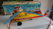 Jouet Ancien La Hotte Saint Nicolas Hélicoptère sikorsky s-58 en boite d origine