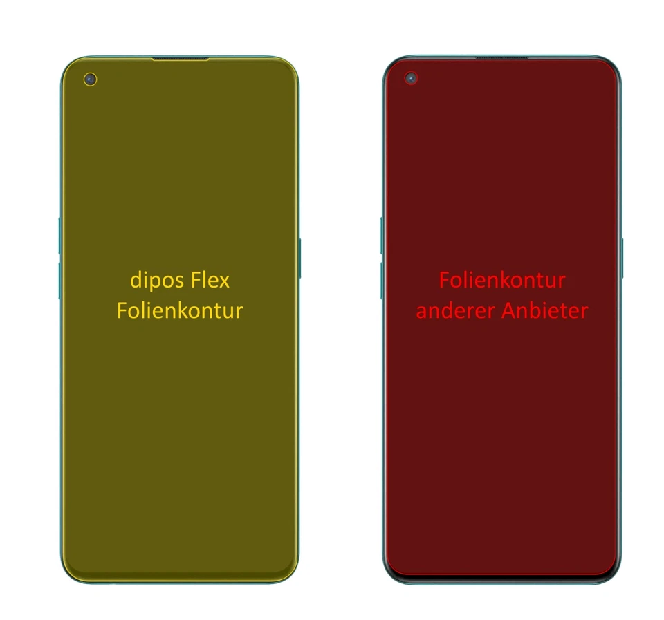 3x Screen Protector for OnePlus Nord CE Protective Film covers 100% dipos Flex - Image 2 of 4