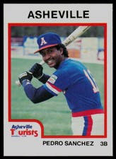 1987 ProCards Pedro Sanchez Asheville Tourists