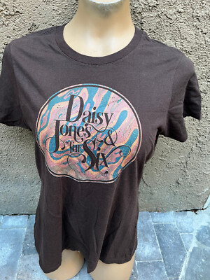 Daisy Jones & the Six - Vintage Psychedelic Logo BROWN T-Shirt  - Women's Sz S