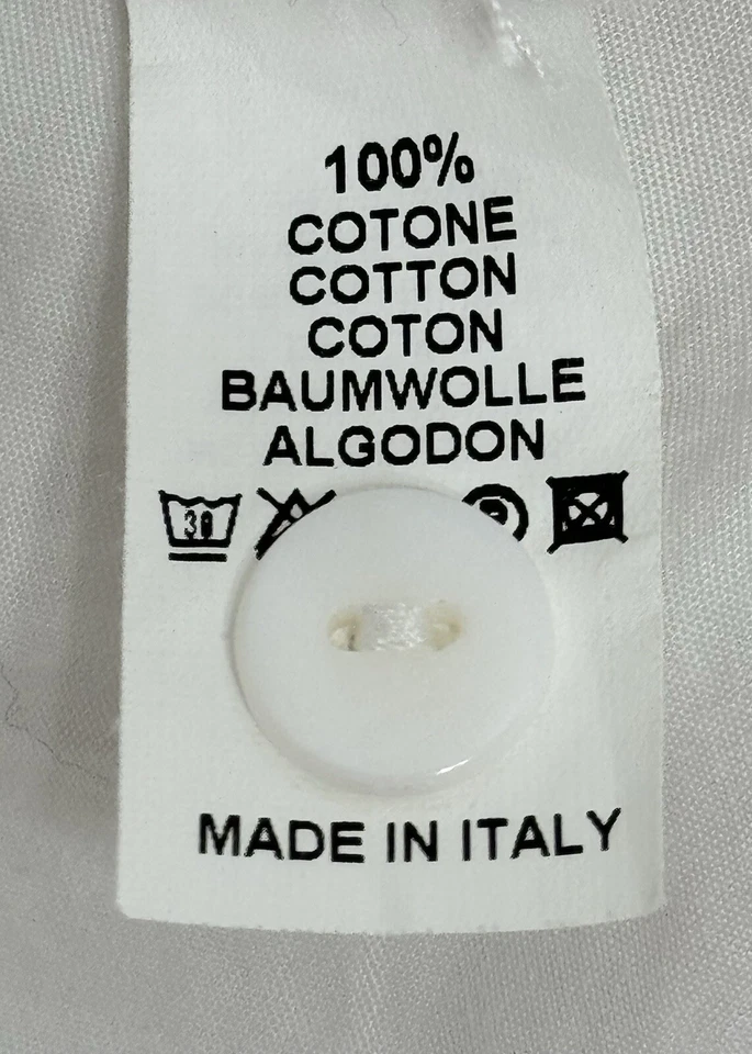 Shamask White Cotton Poplin Vintage Button Down Top Blouse Made In US Fits S - Image 2 of 4