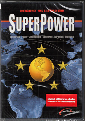SuperPower - PC Spiel - PC DVD NEU! OVP * Politiksimulation