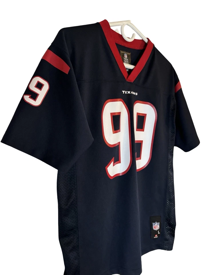 Ropa del equipo de la NFL JJ Watt #99 Houston Texans Jugadores Camiseta Juvenil Grande (14-16) Foto 2 de 4