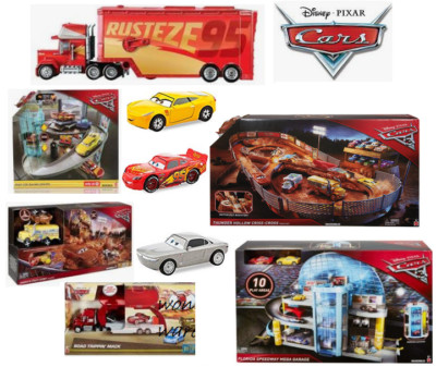 Disney Cars 3 Spielsets - Florida Speedway Mega Garage/ Smash Crash Derby/Rennen