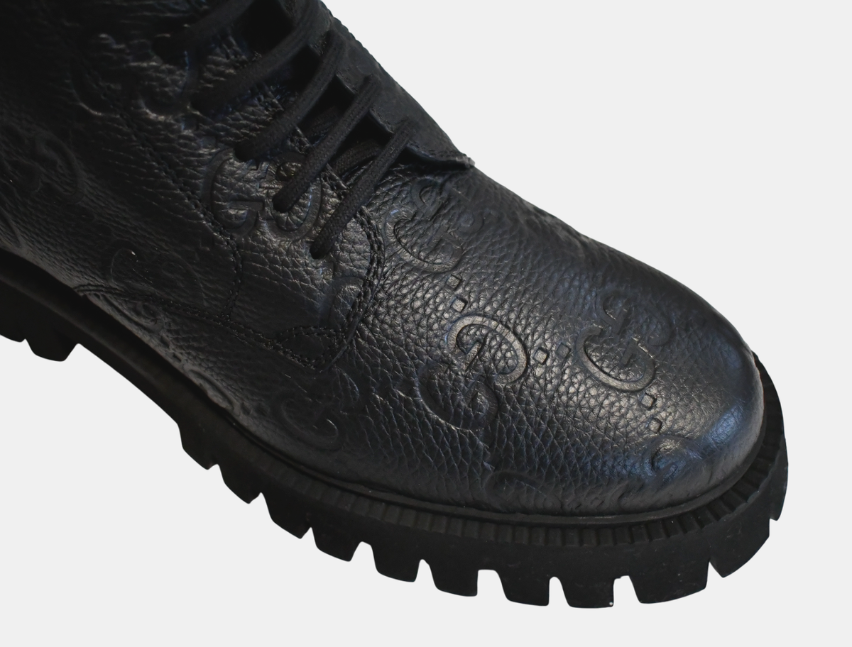 Gucci Men\'s Black Lug Sole Boot GUCCI Men main image 4