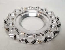 Billet Aluminum Center Hub Cap Waffle Plate For Bbs Rs 09.24.028 For Powdercoat