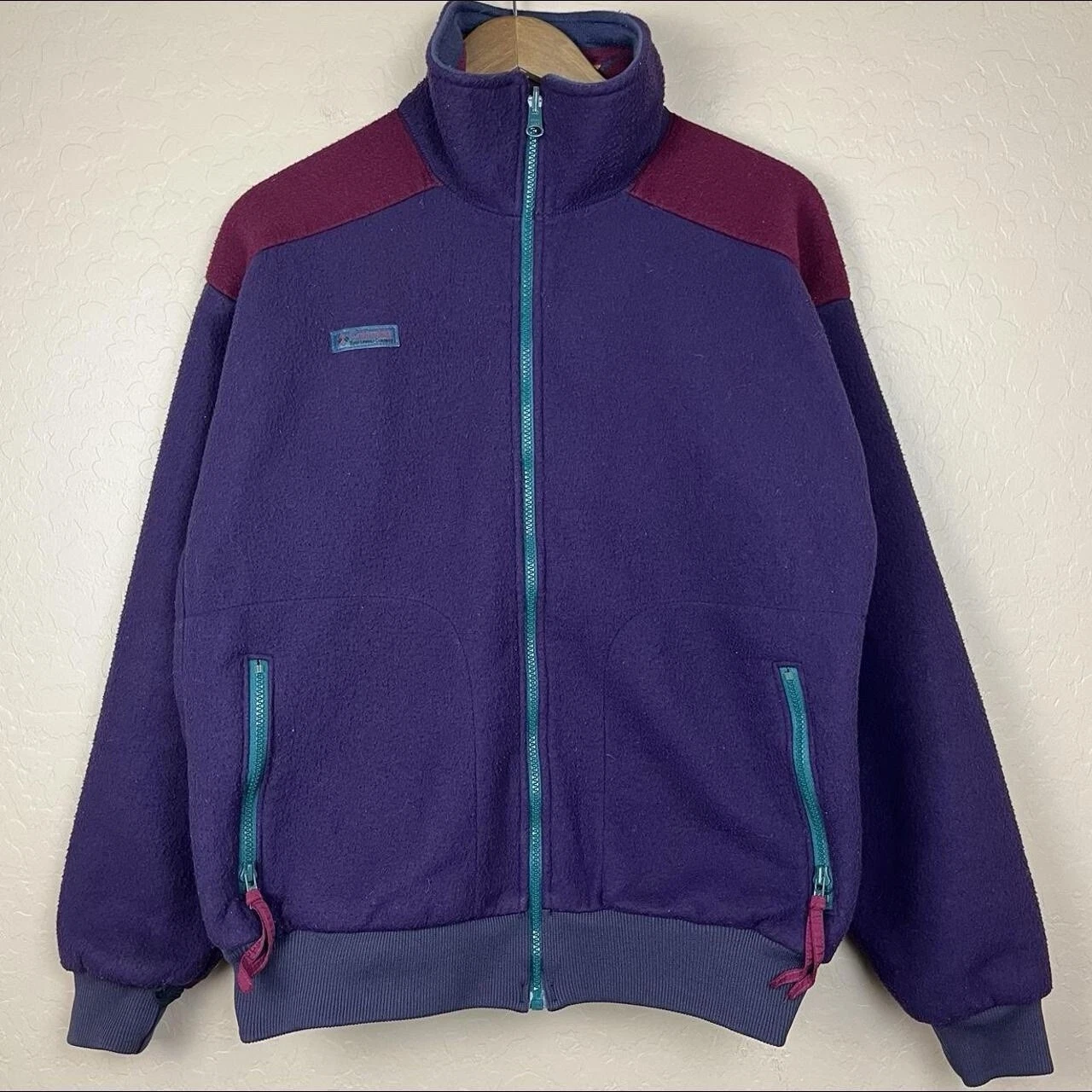 Vintage 90’s Purple Columbia Fleece Zip Up Jacket