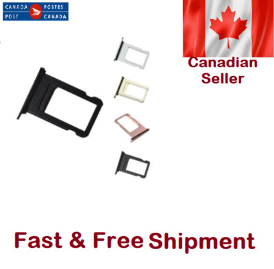 New Sim Card Holder Slot Waterproof Tray Dual Gasket Ring For iPhone 7P 7 Plus