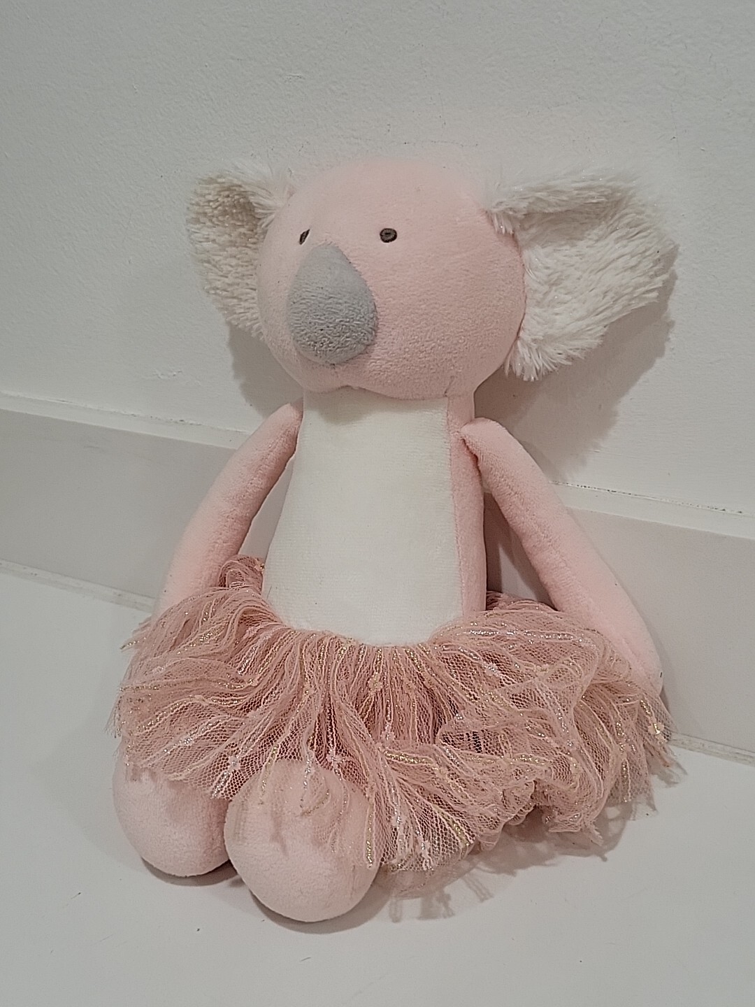 F A O SCHWARZ PINK BALLERINA KOALA BEAR PLUSH